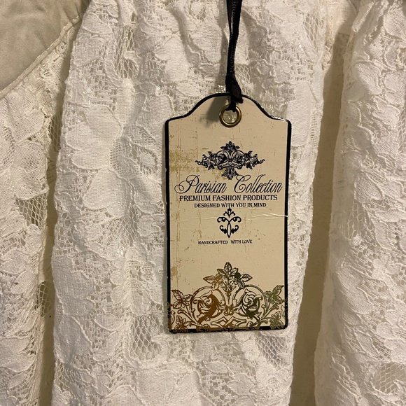 Overall Dress with Lace - Picture 7 of 7